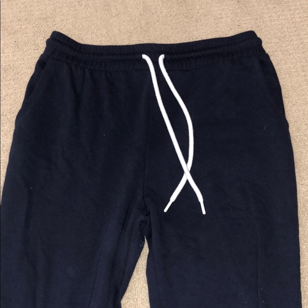 navy sweatpants